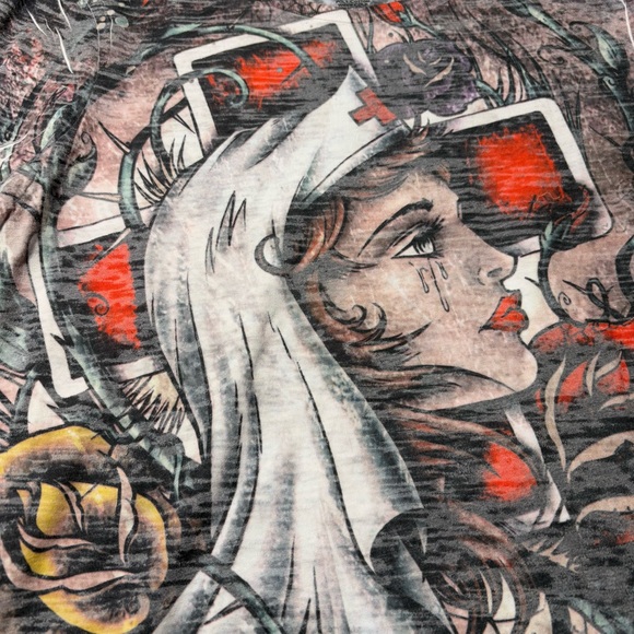 Vintage Y2K Grunge Graphic Long Sleeve - Picture 3 of 7